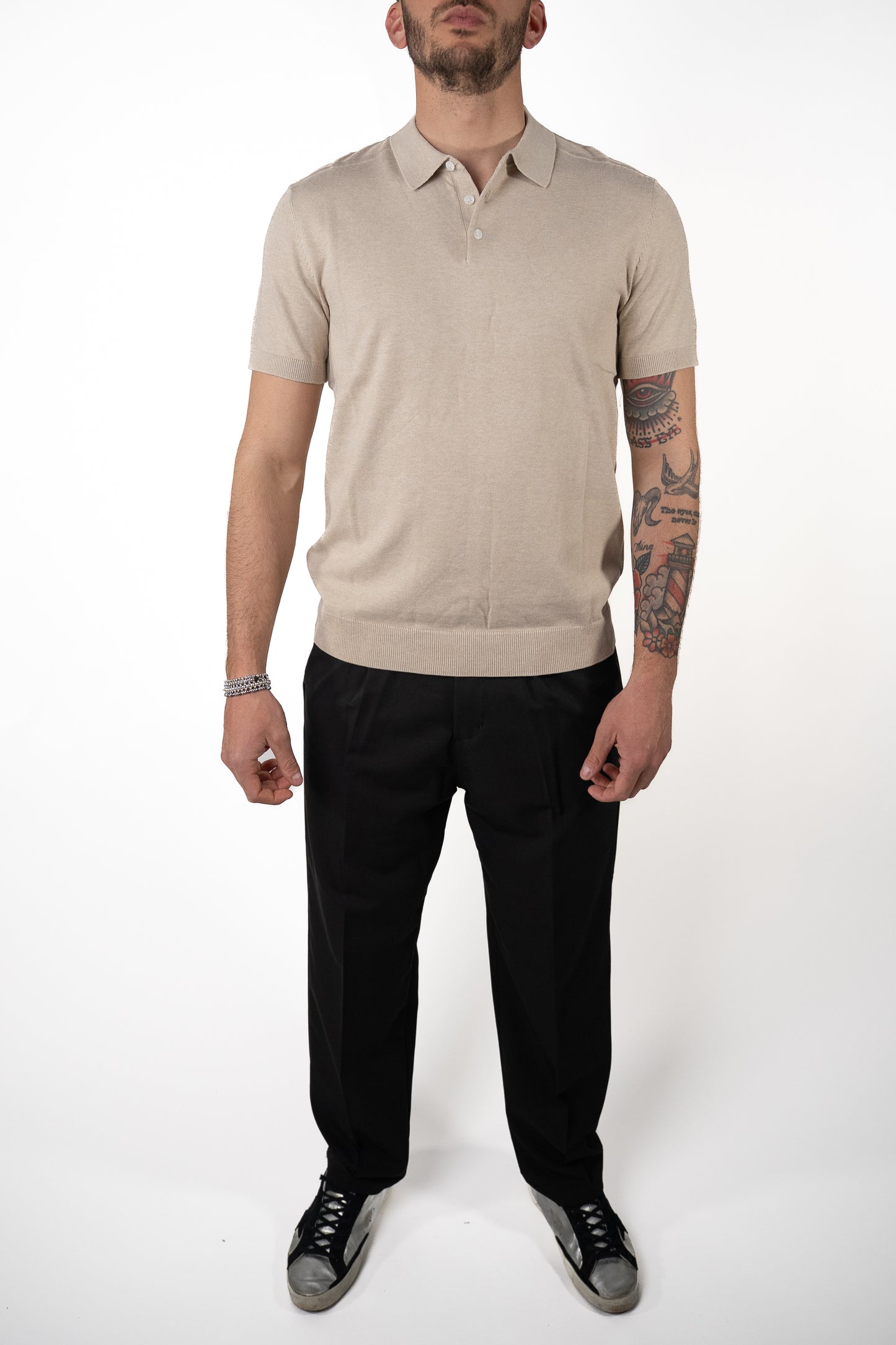 Polo Manica corta Biege