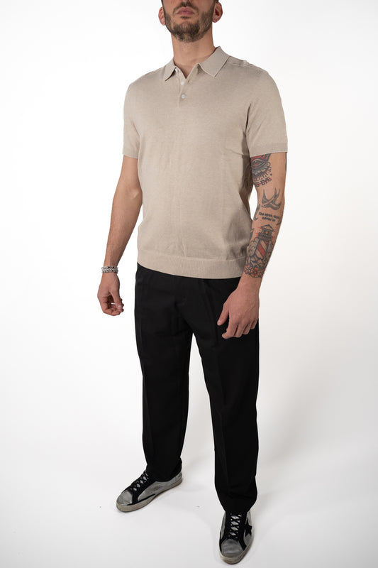 Polo Manica corta Biege
