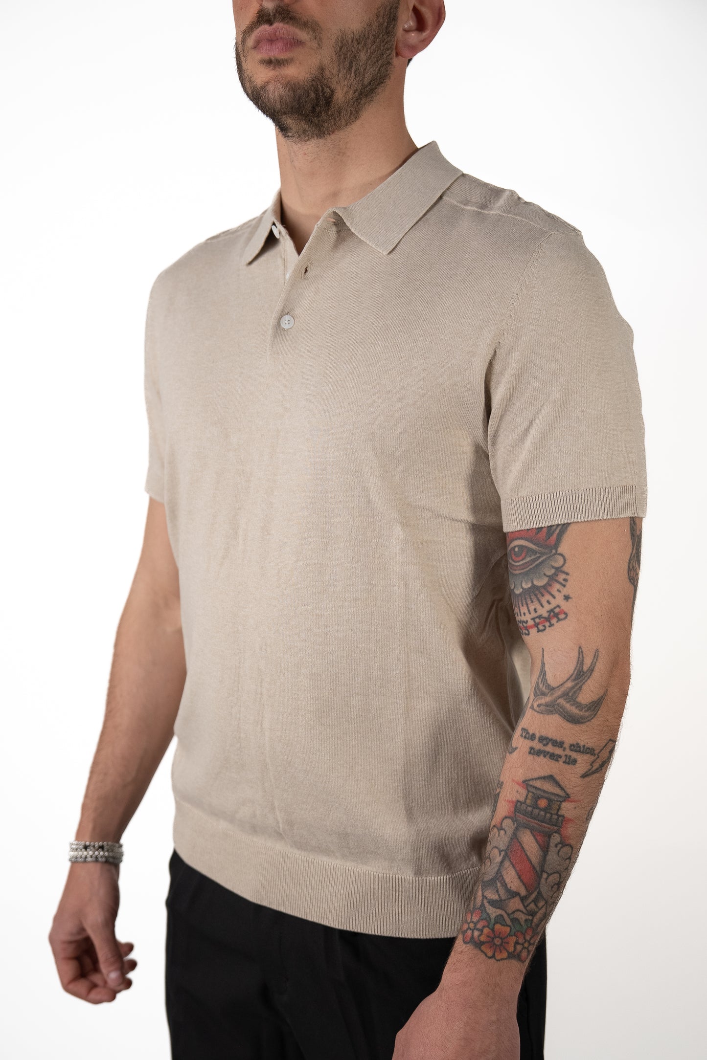 Polo Manica corta Biege