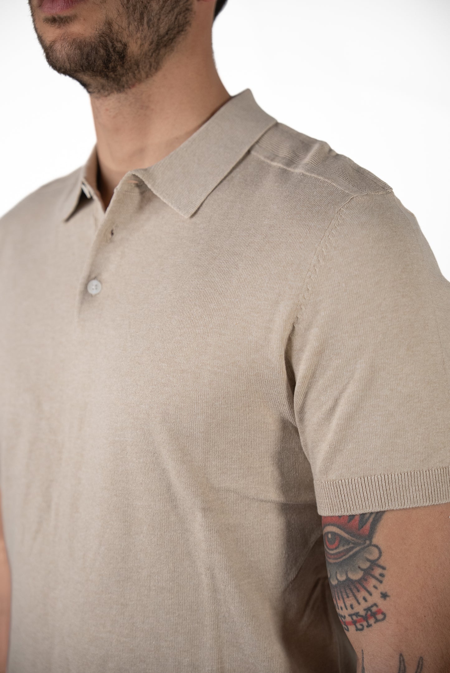 Polo Manica corta Biege