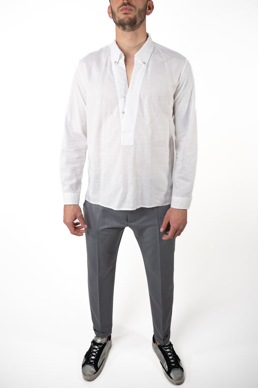 Caftano Cotone Bianco