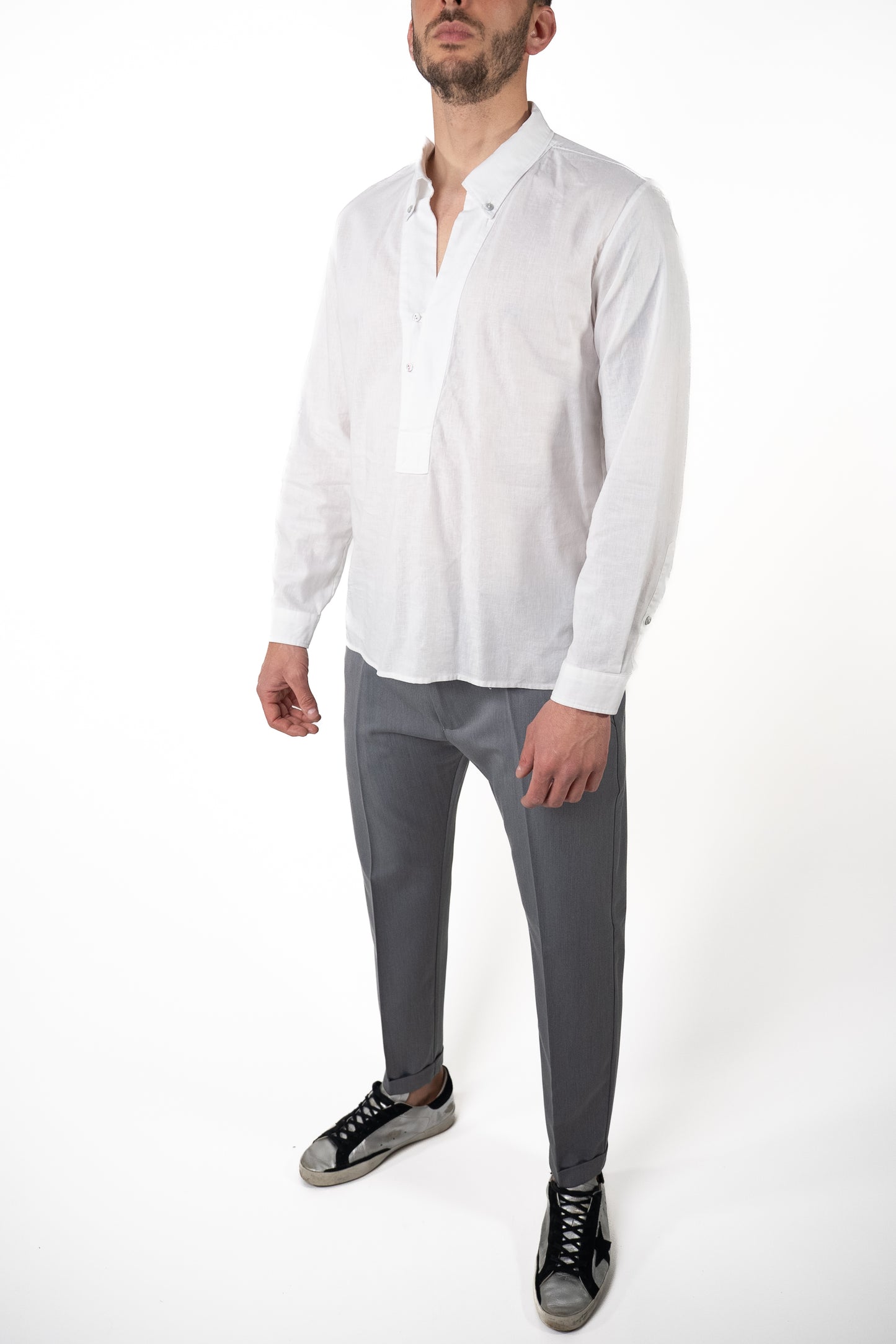 Caftano Cotone Bianco