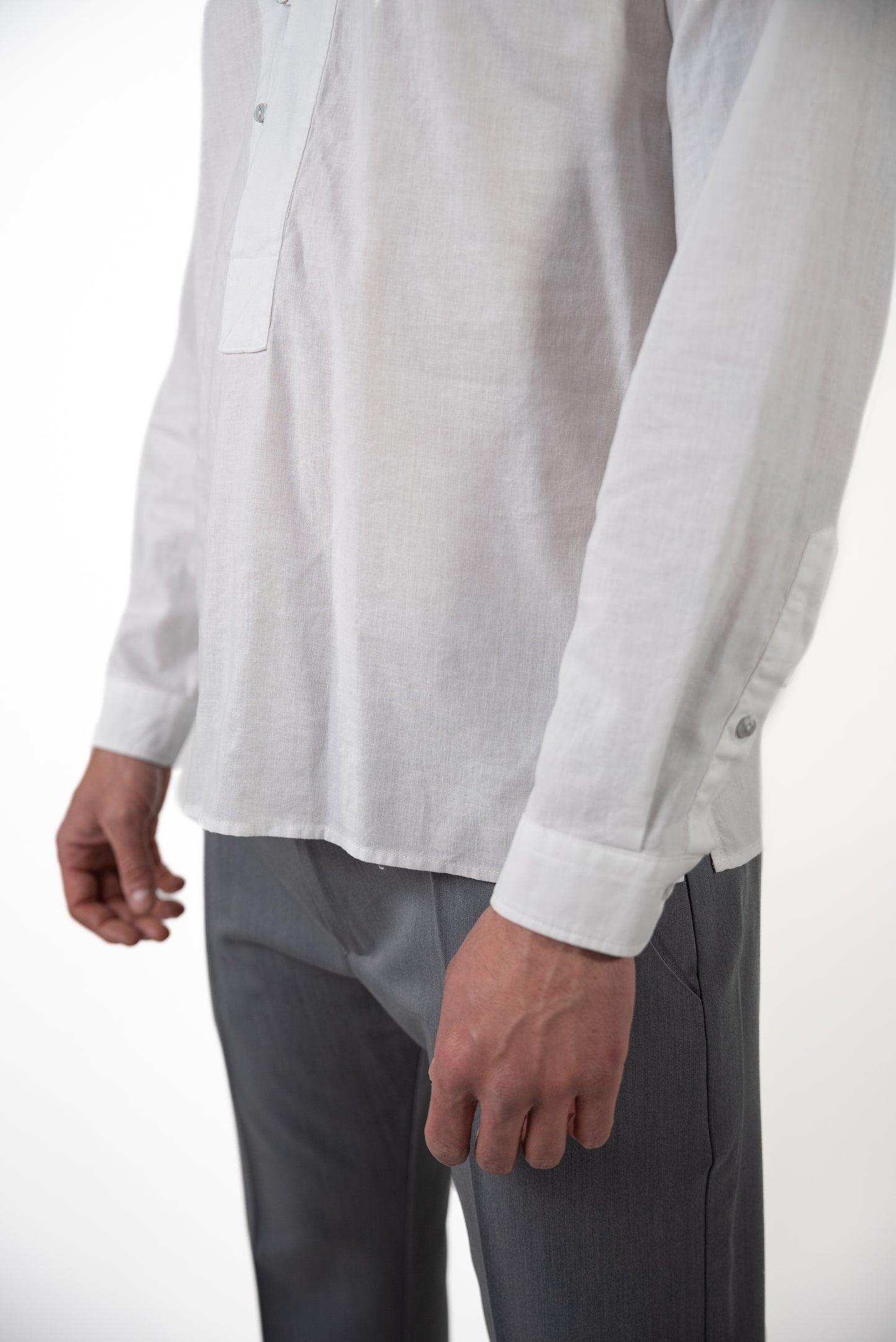 Caftano Cotone Bianco