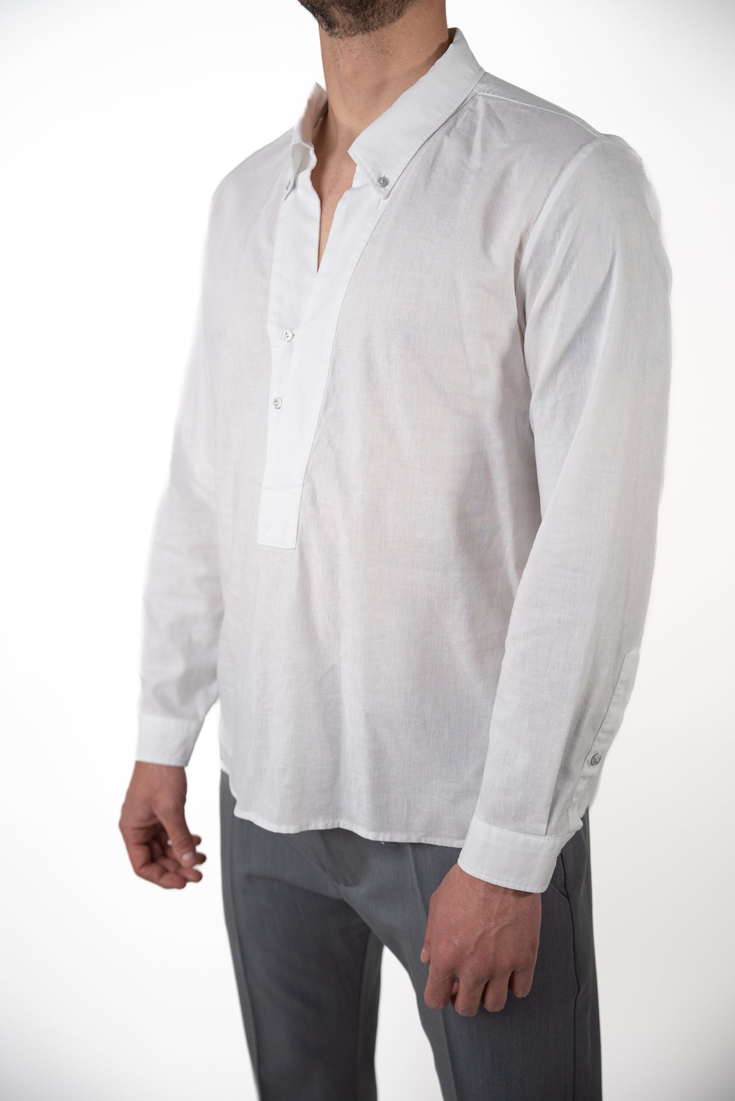 Caftano Cotone Bianco