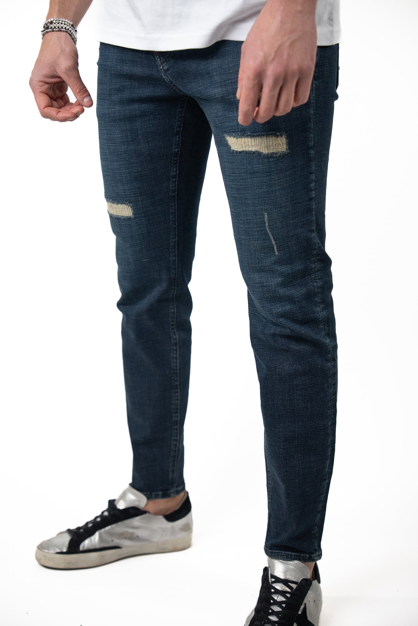 Jeans 5573 Blu Rammendi Beige