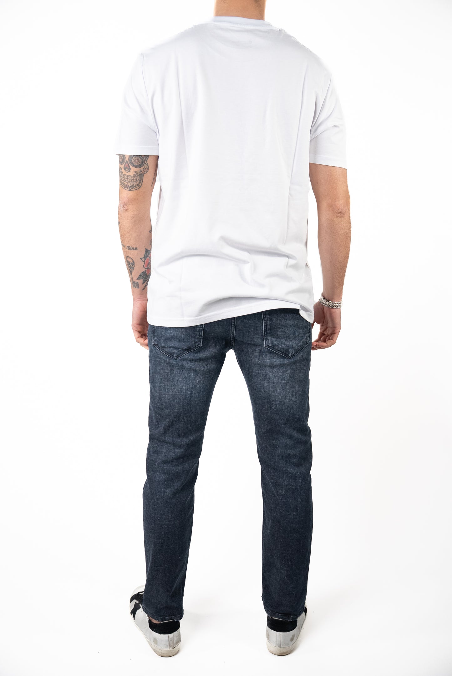 Jeans Denim Washed Blu Scuro