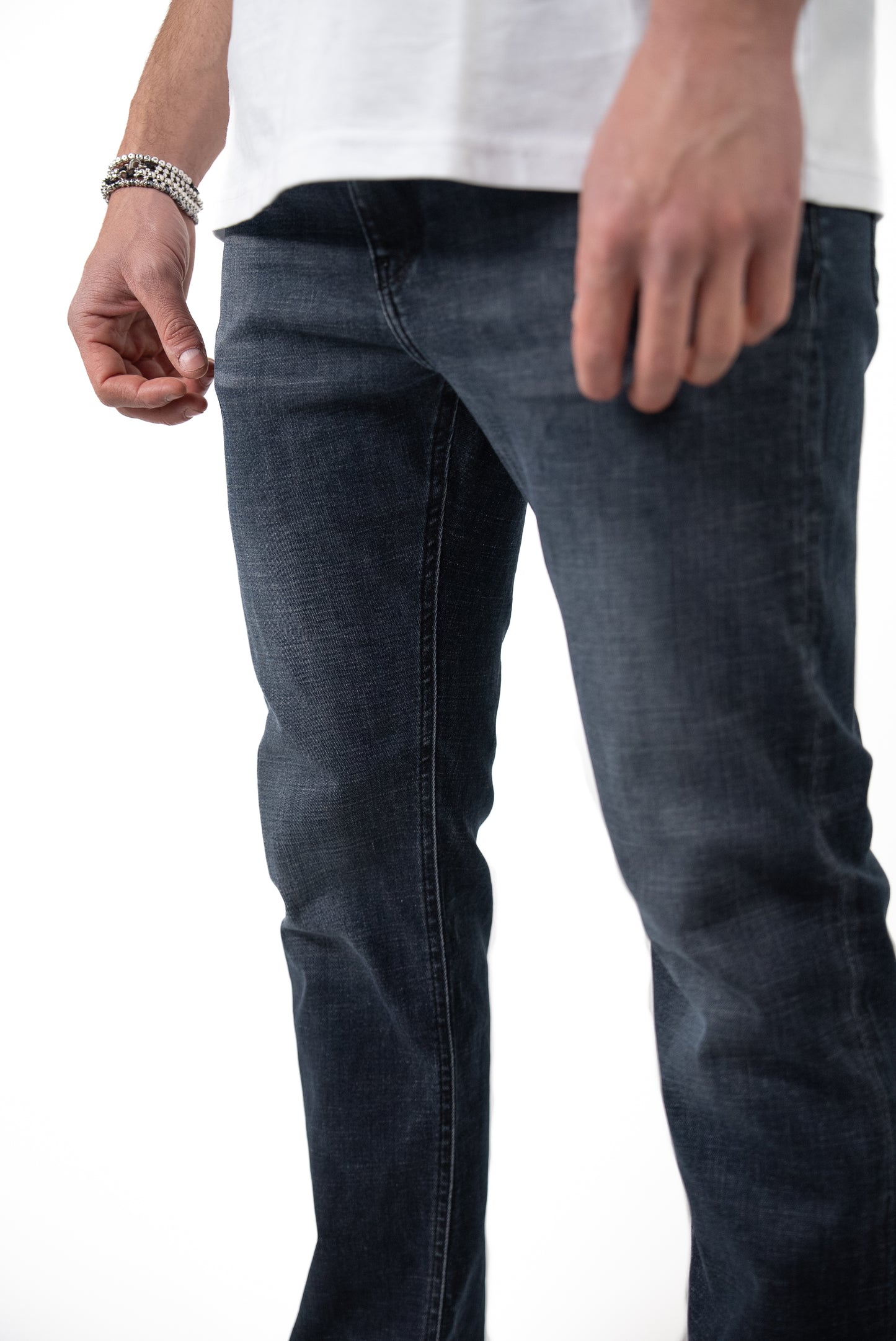 Jeans Denim Washed Blu Scuro