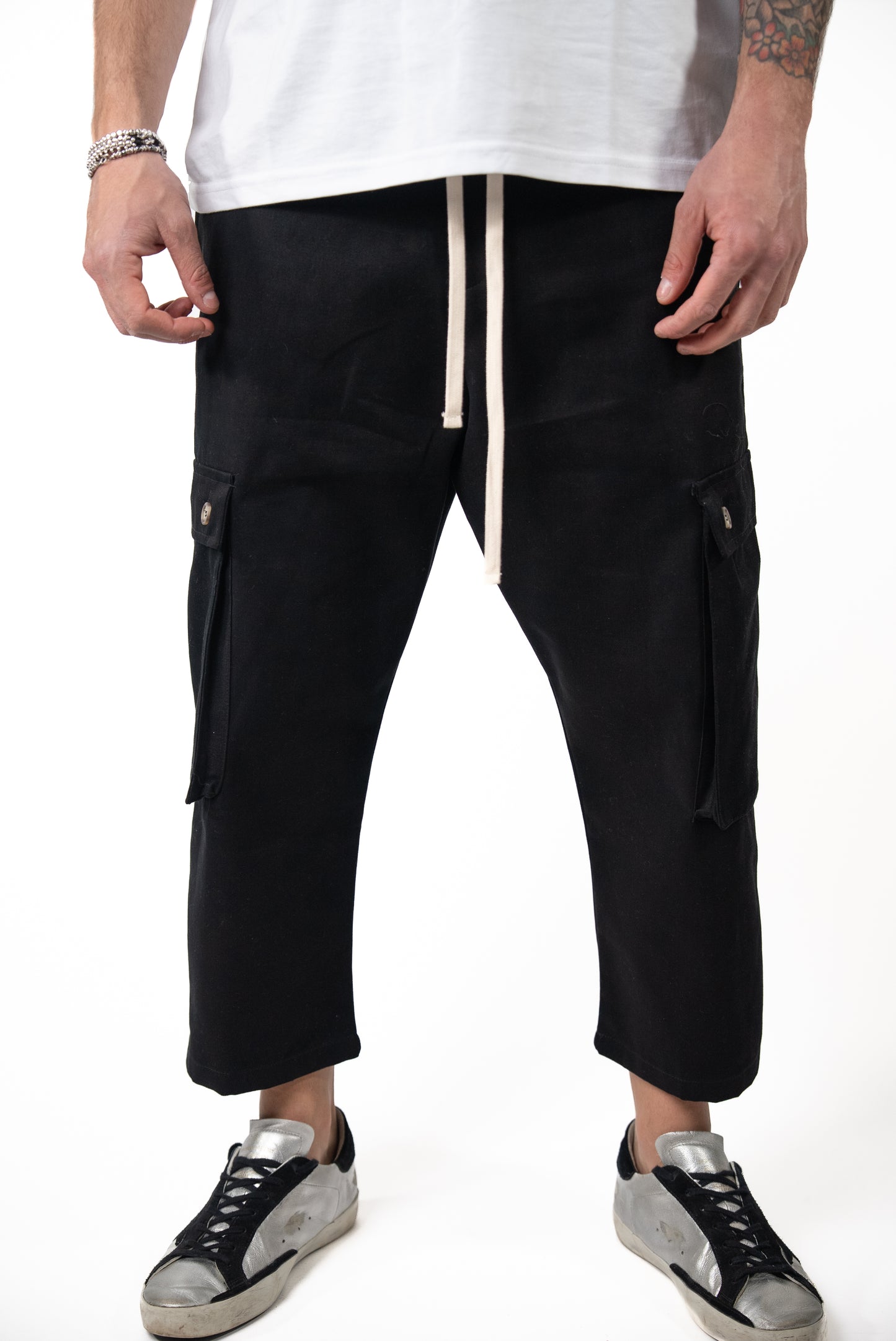 Pantalone Cargo Nero