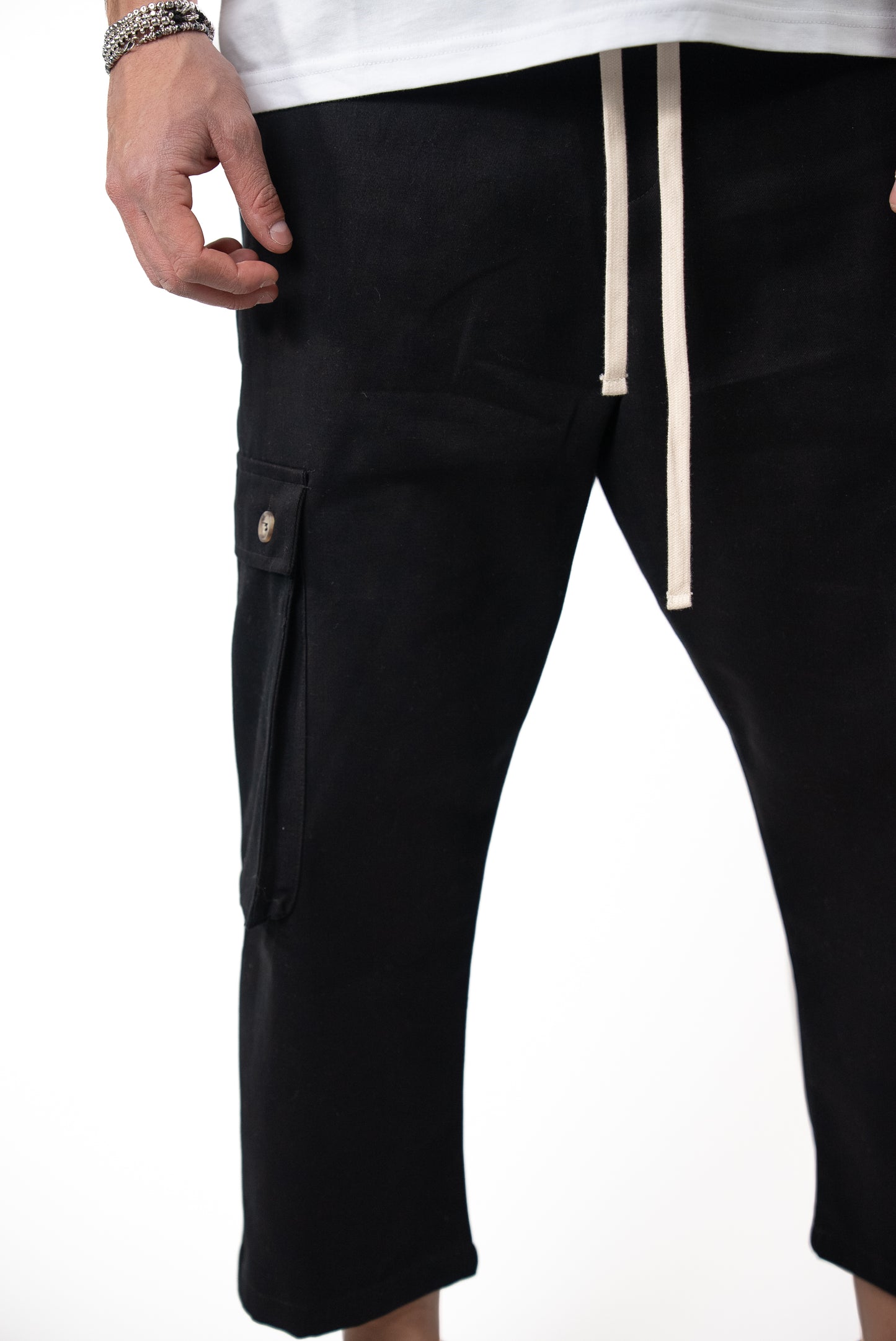 Pantalone Cargo Nero