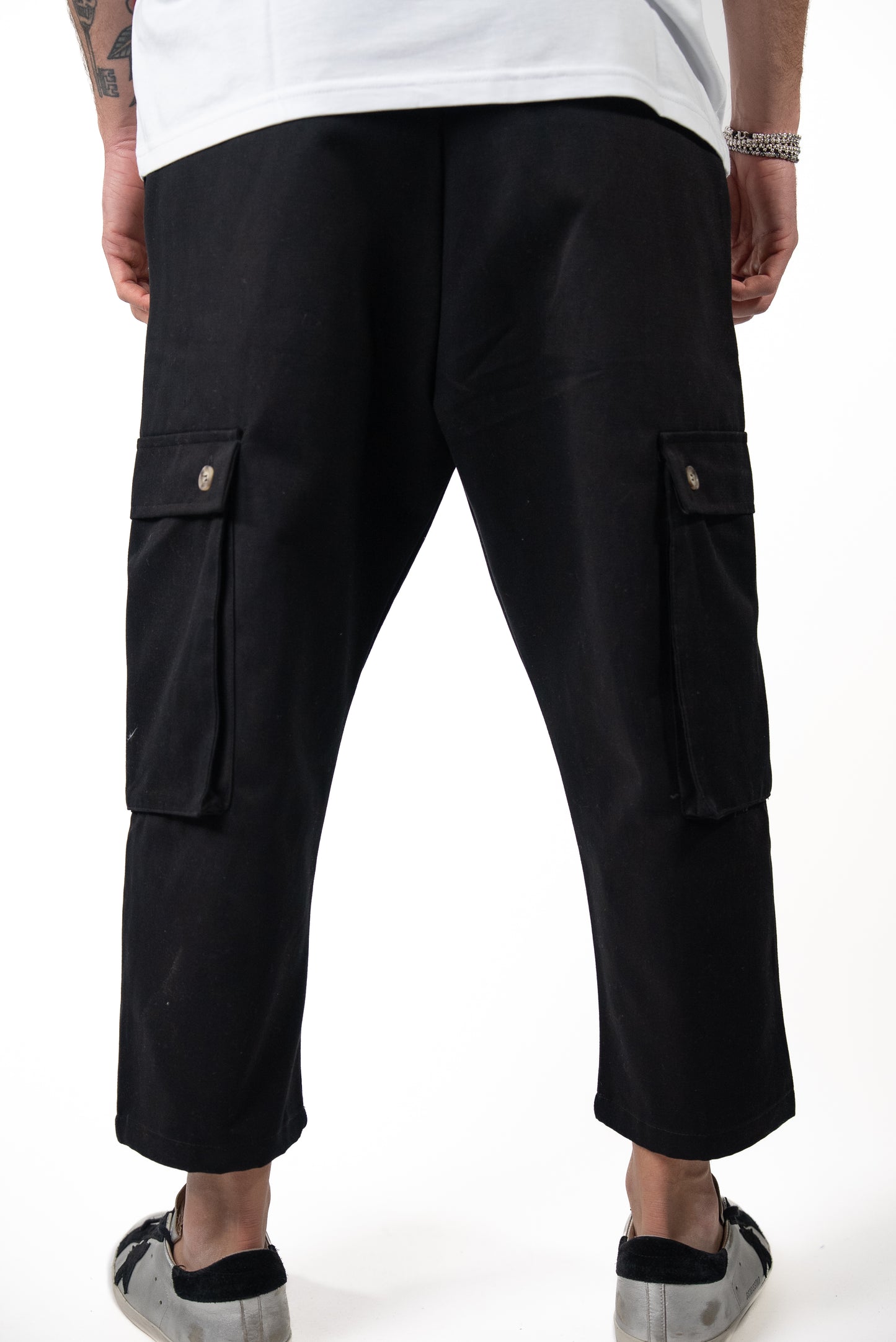 Pantalone Cargo Nero