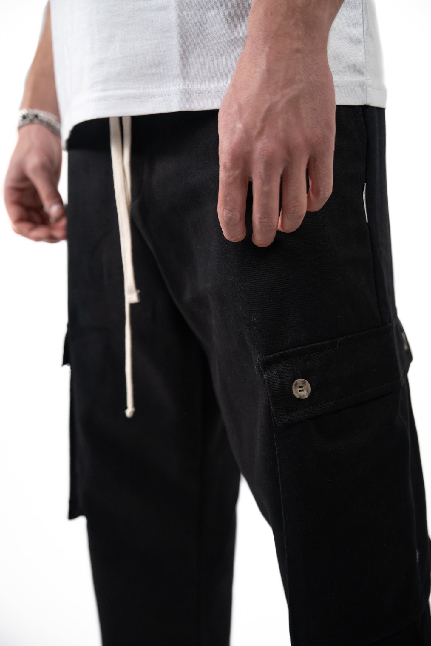 Pantalone Cargo Nero