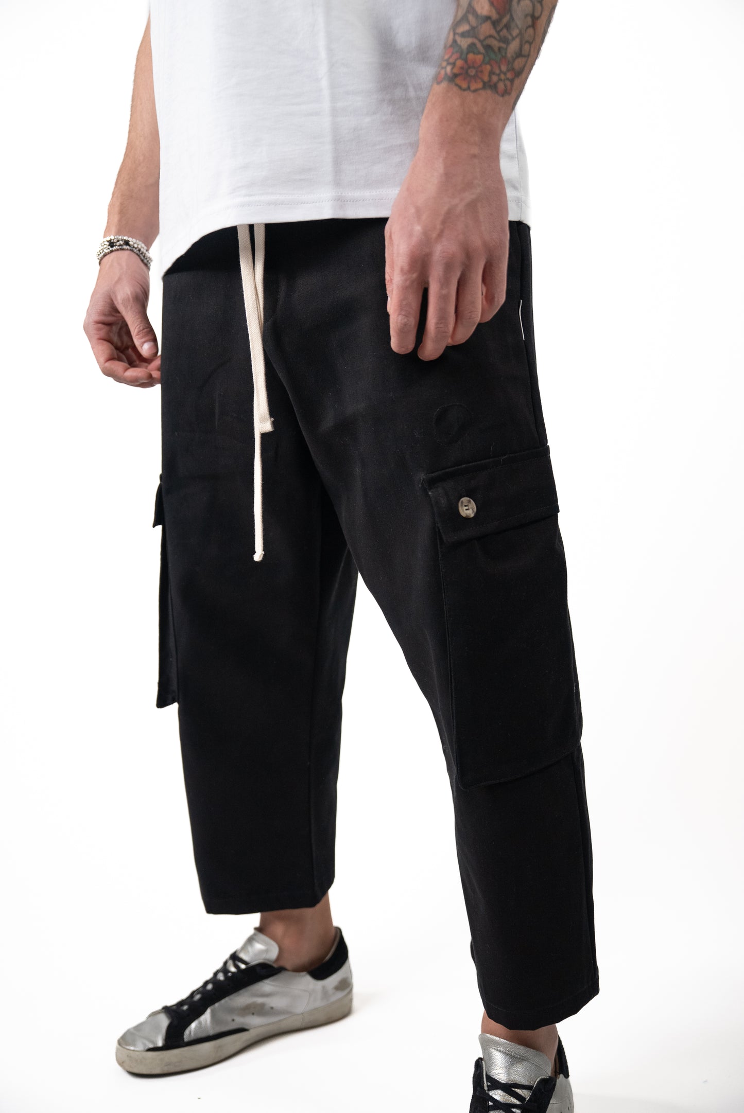 Pantalone Cargo Nero