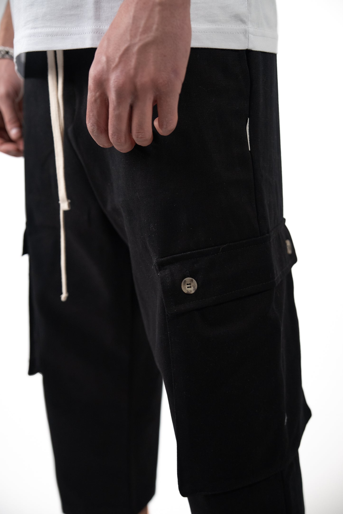 Pantalone Cargo Nero