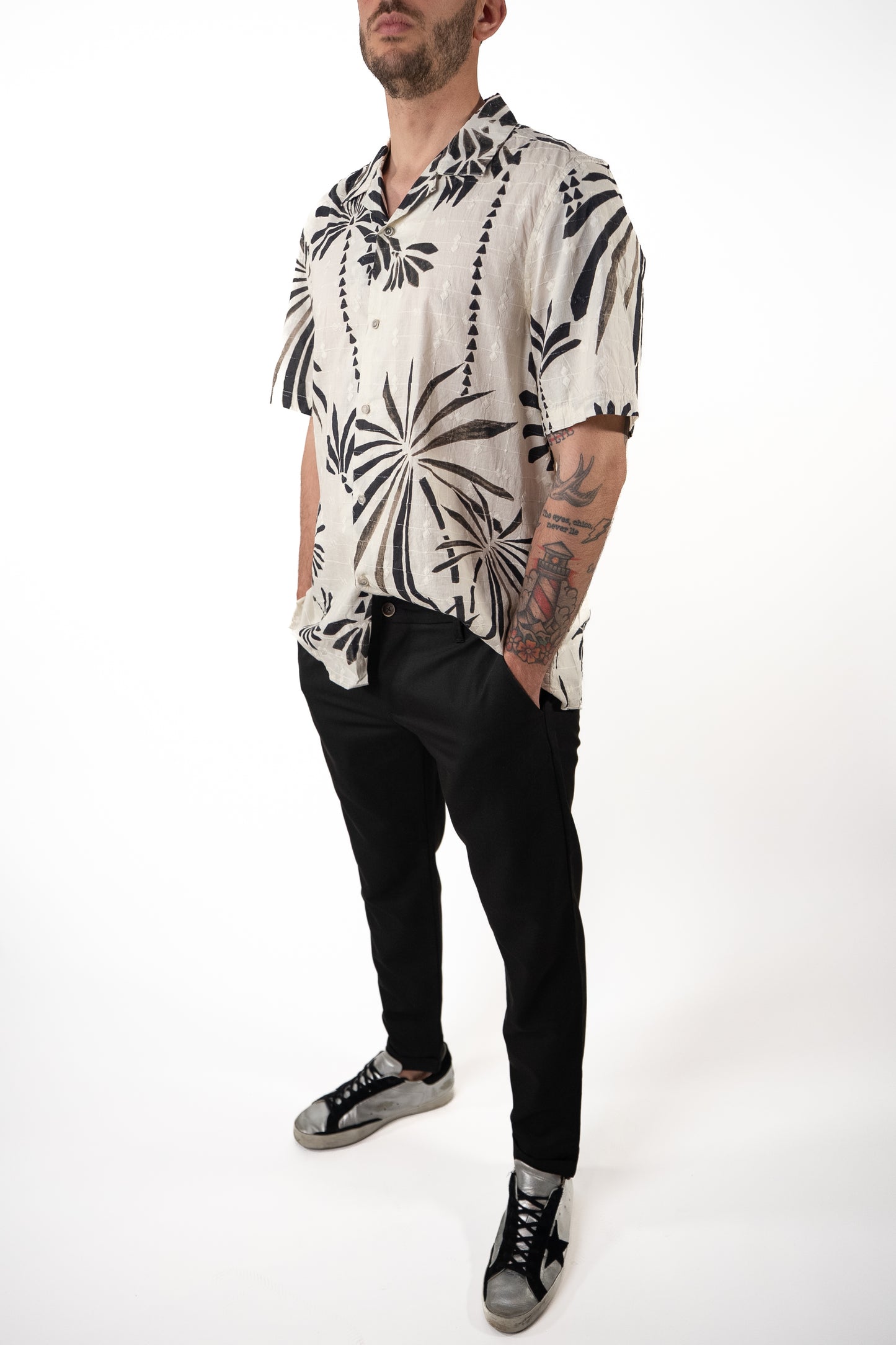 Camicia Caraibi Ricamata