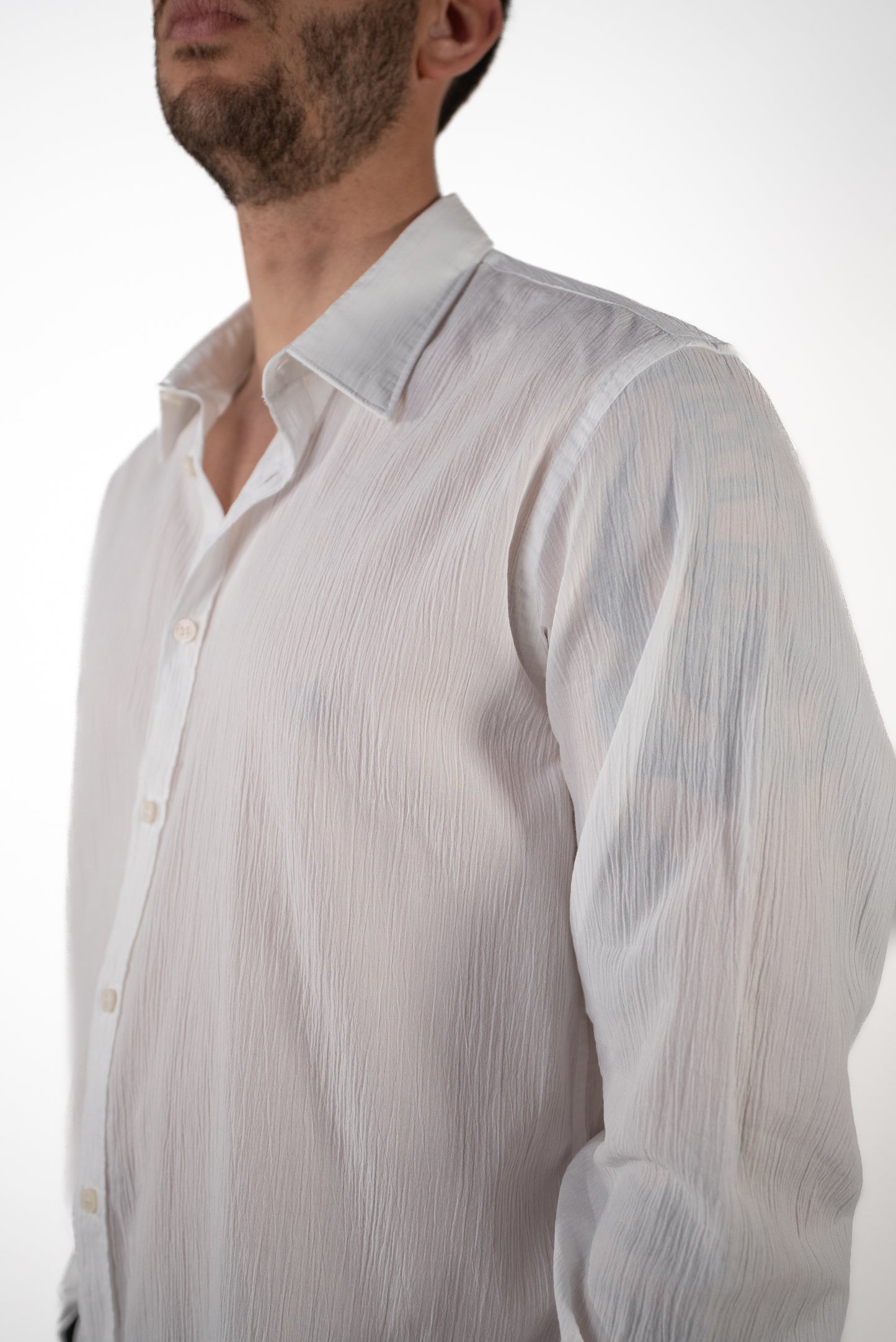 Camicia effetto Stropicciato in cotone