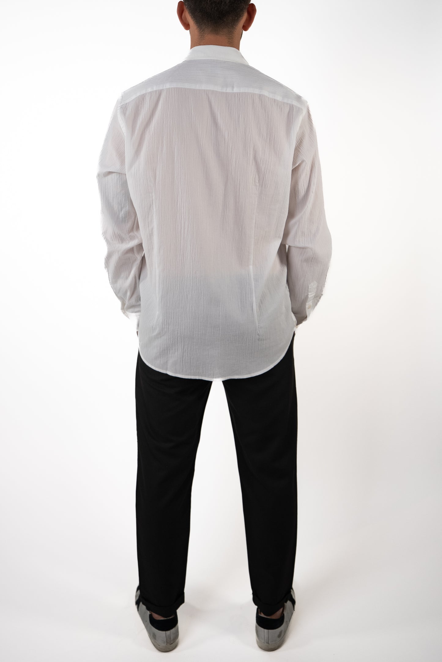 Camicia effetto Stropicciato in cotone
