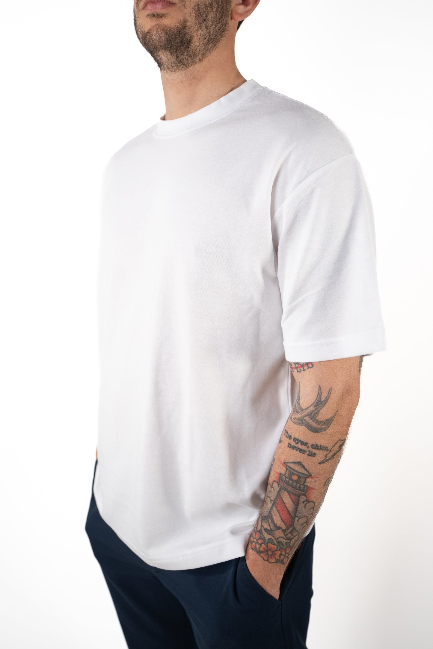 T-shirt Bianca Over Basic
