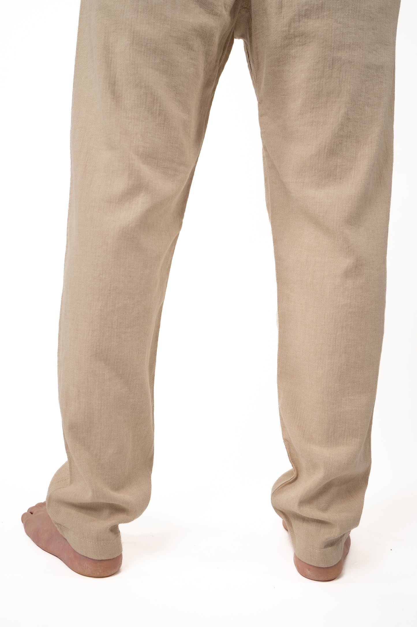 Pantalone in Lino Brody Slimtape Sabbia