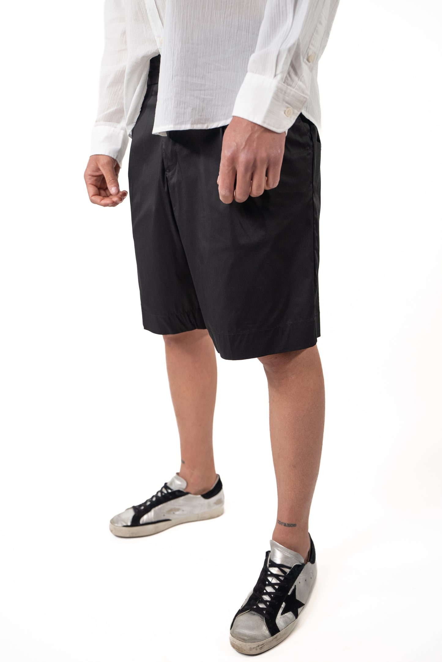Bermuda Essential shorts Nero Cotone