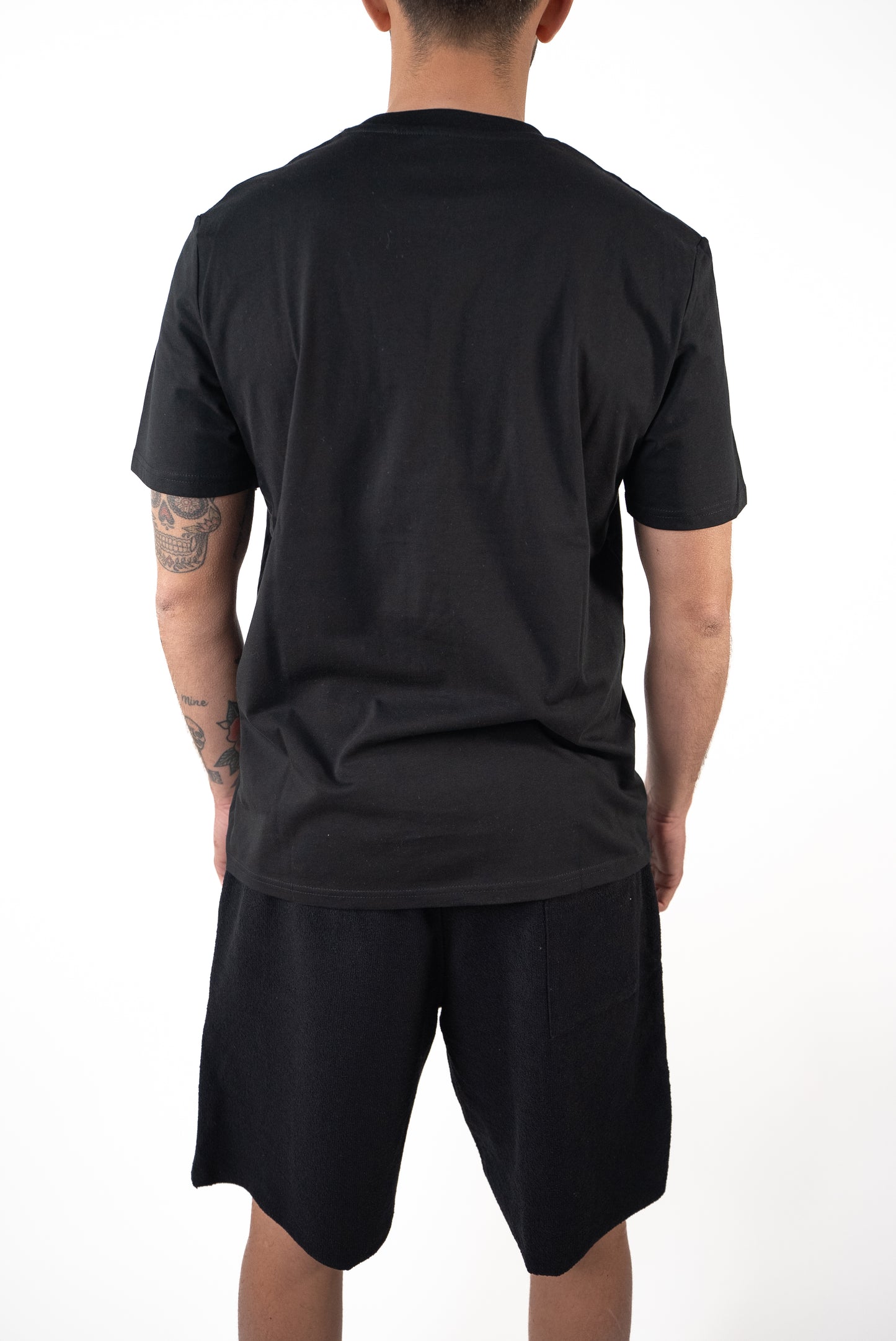 T-shirt in cotone Regular Nera