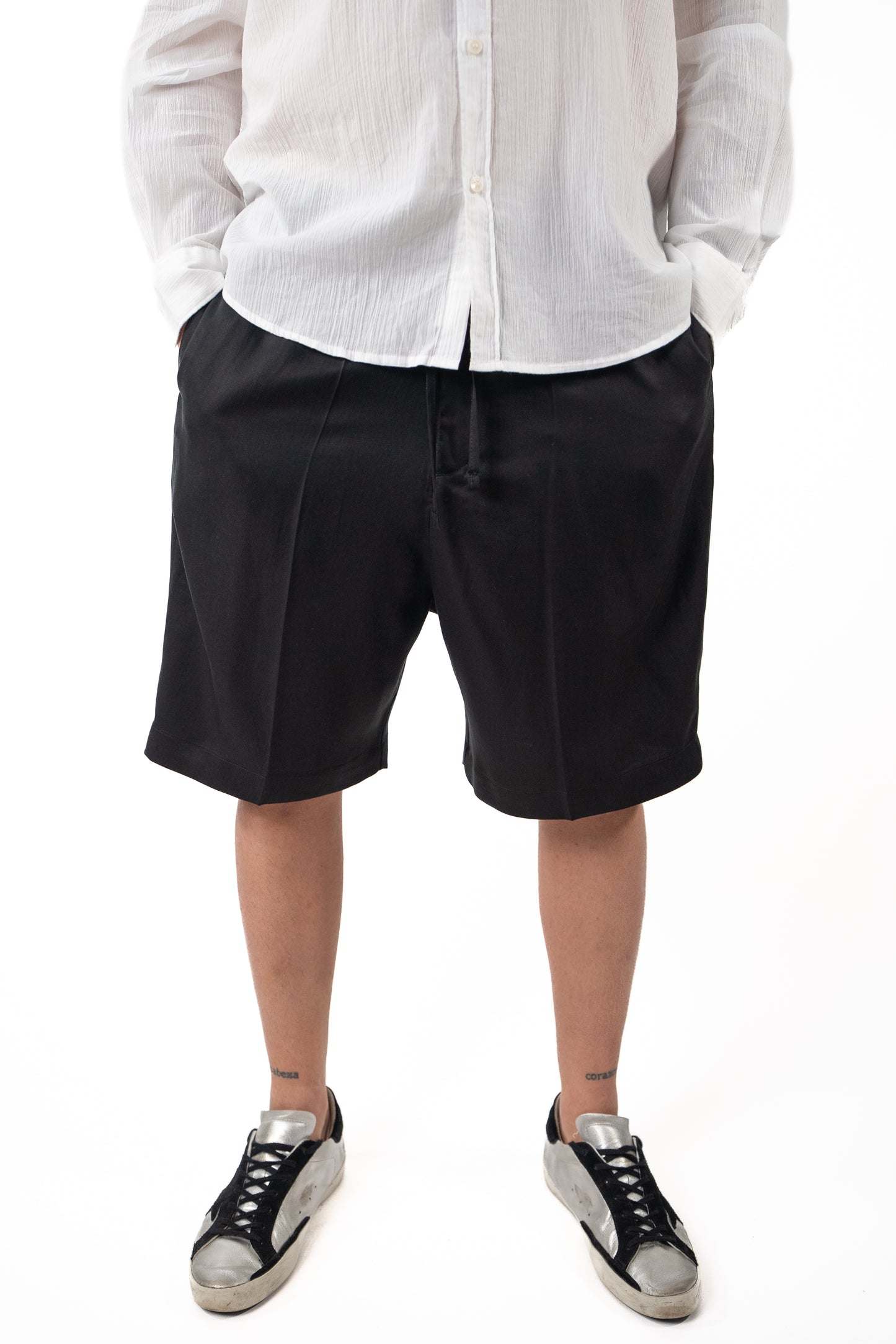 Bermuda Tencel TWILL Nero
