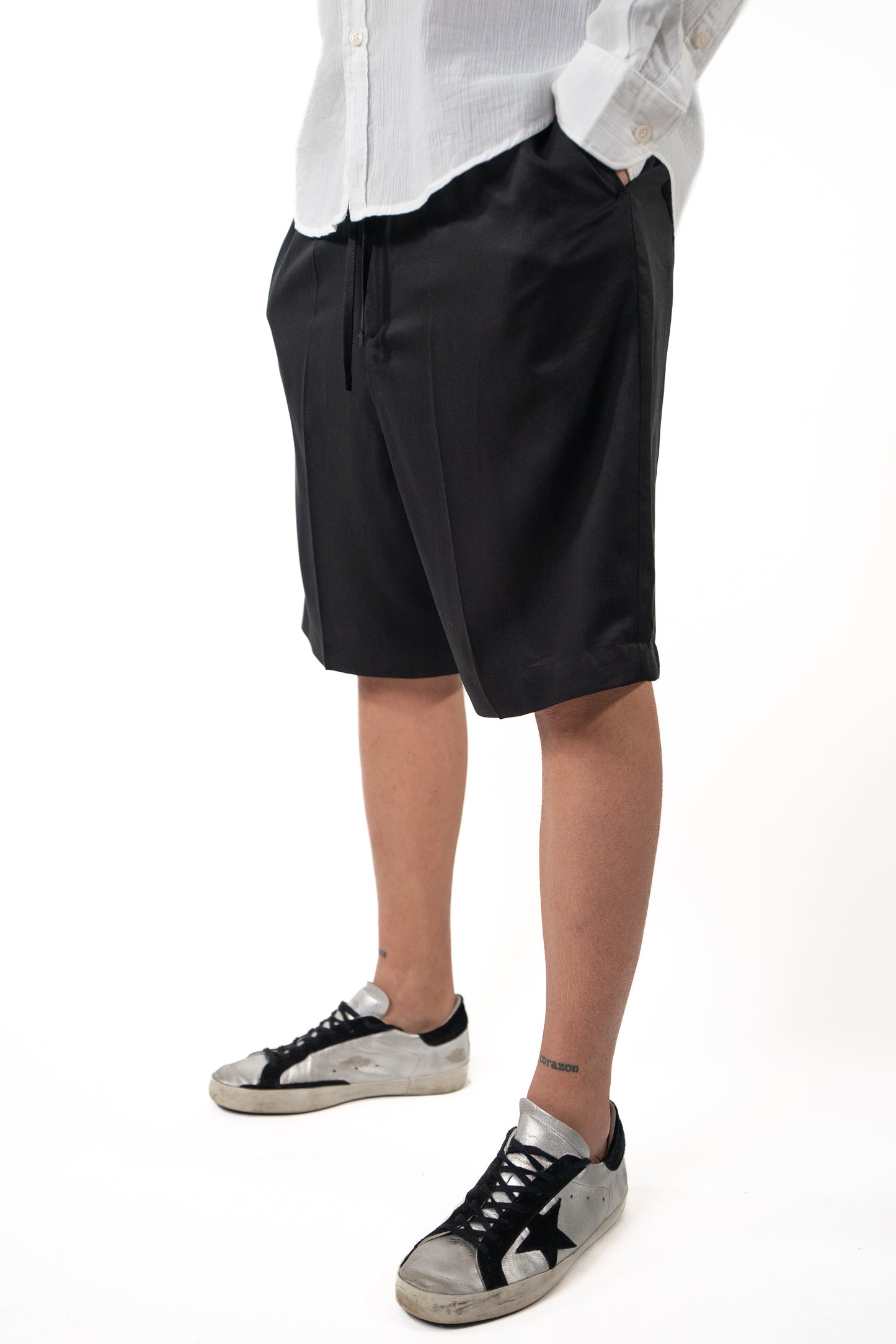 Bermuda Tencel TWILL Nero