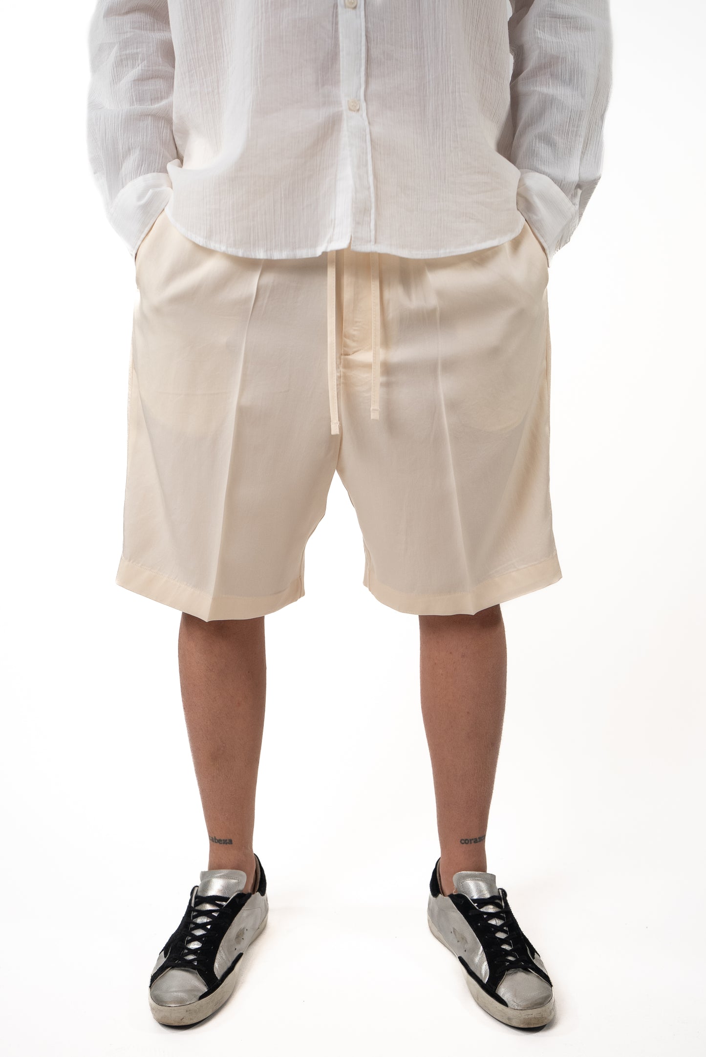 Bermuda Tencel TWILL Panna