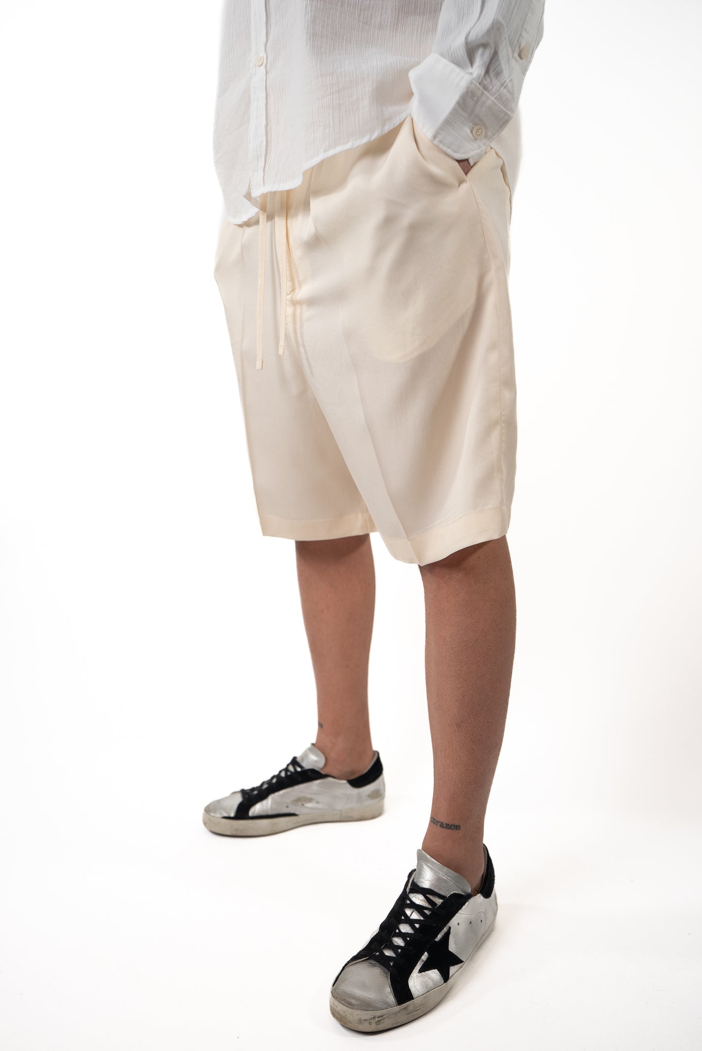 Bermuda Tencel TWILL Panna