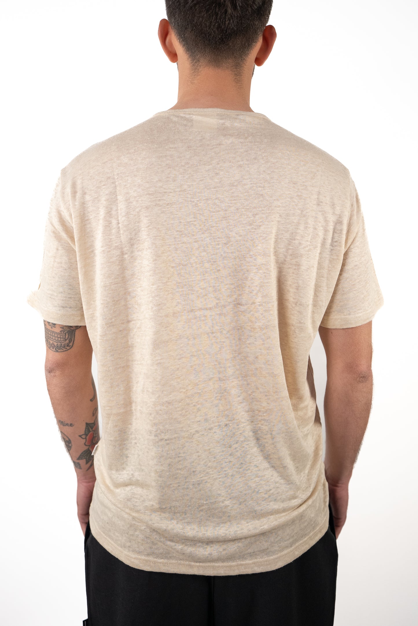 T-shirt Linen Tee Beige