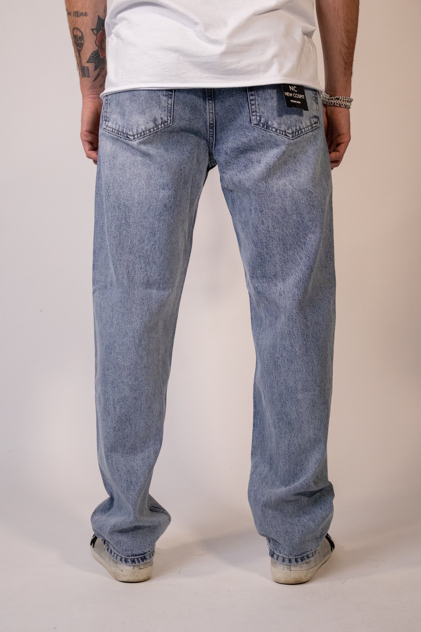 Jeans Relaxed Fit Blu