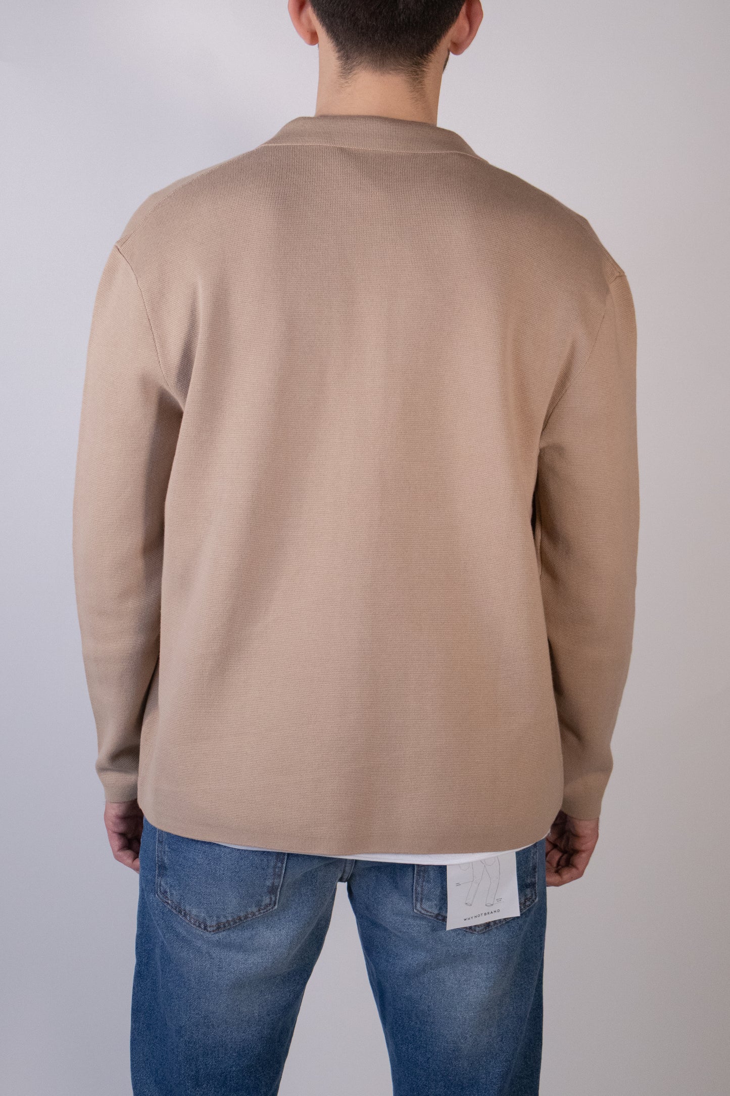 Cardigan a Maglia Deserto