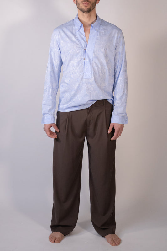 Caftano Ricamo Cielo