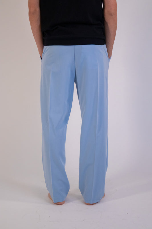 Pantalone Palazzo Cielo Bottone