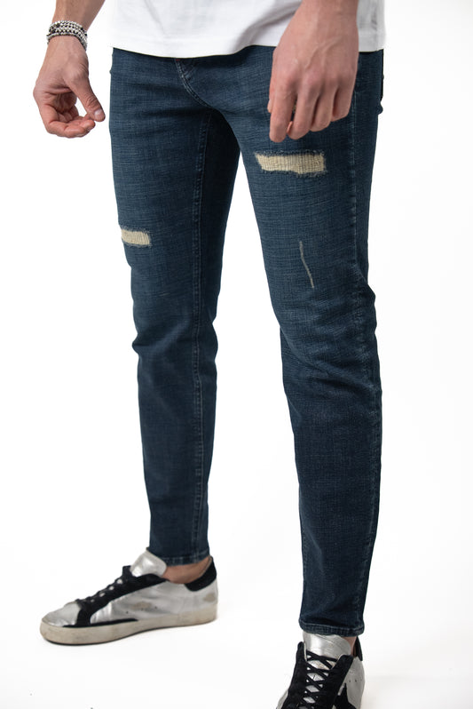 Jeans 5573 Blu Rammendi Beige