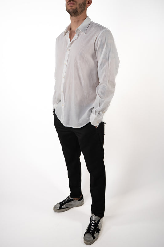 Camicia effetto Stropicciato in cotone