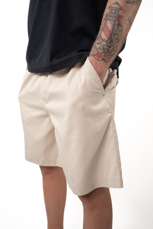 Bermuda in cotine Beige morbido