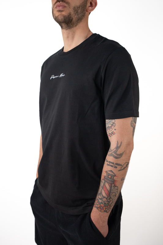 T-shirt in cotone Regular Nera
