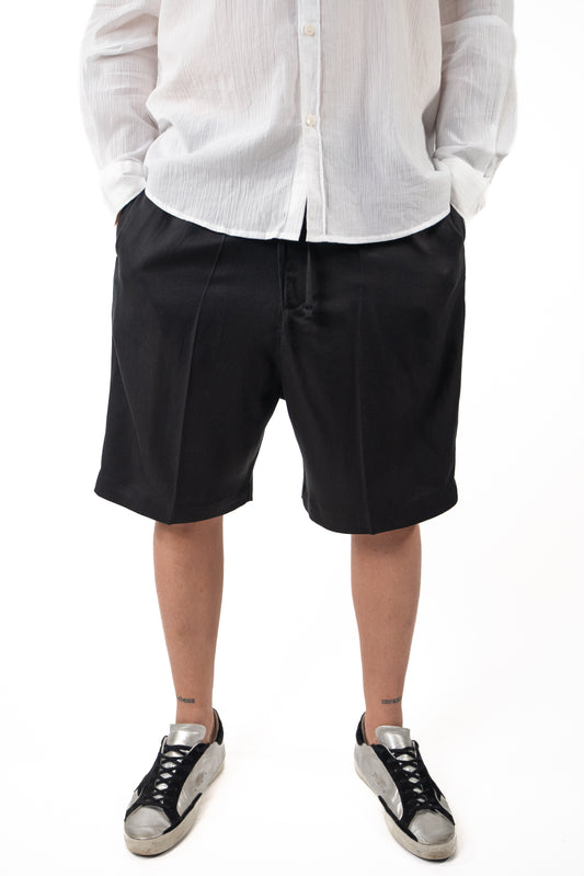 Bermuda Tencel TWILL Nero