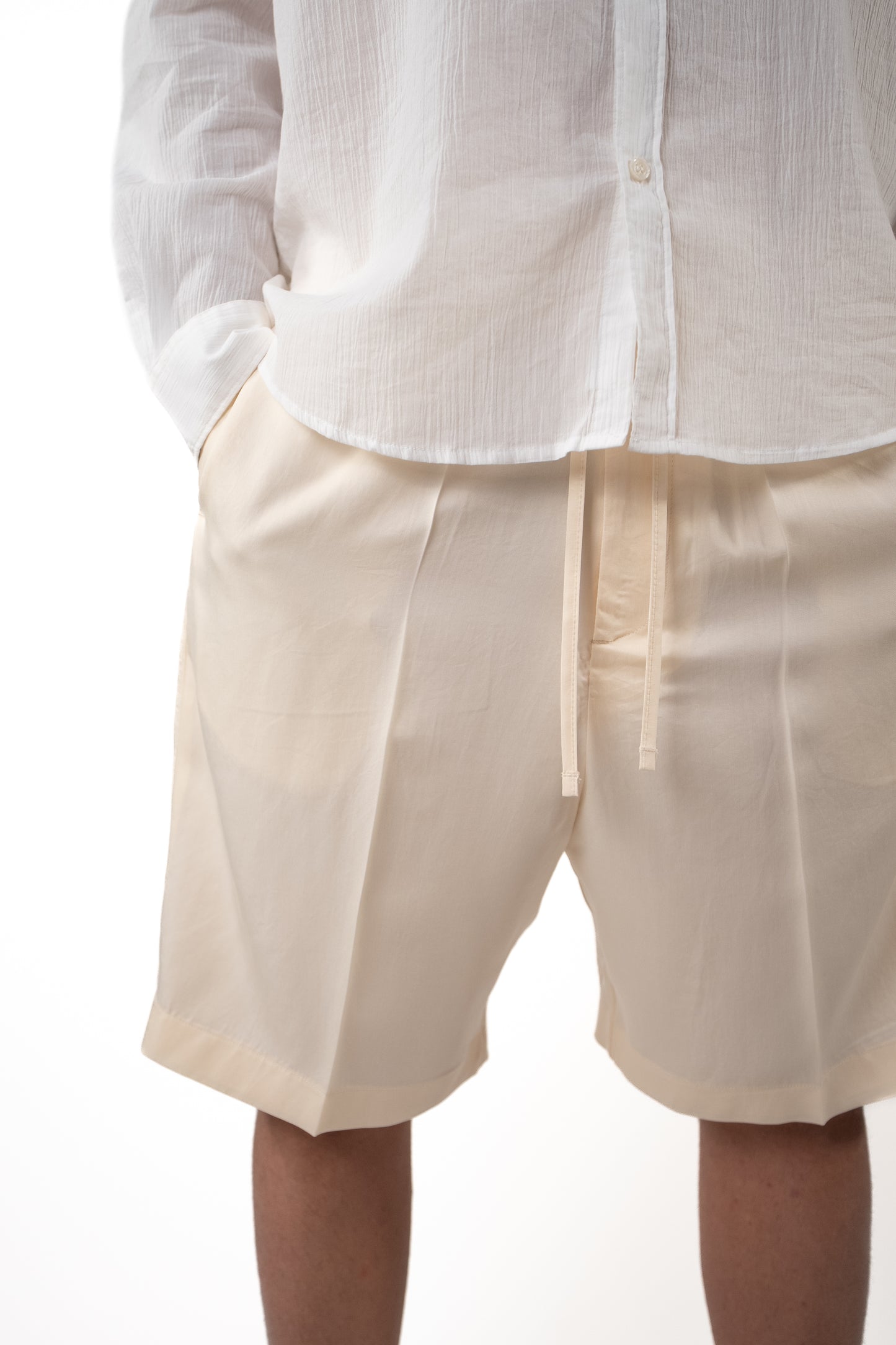 Bermuda Tencel TWILL Panna