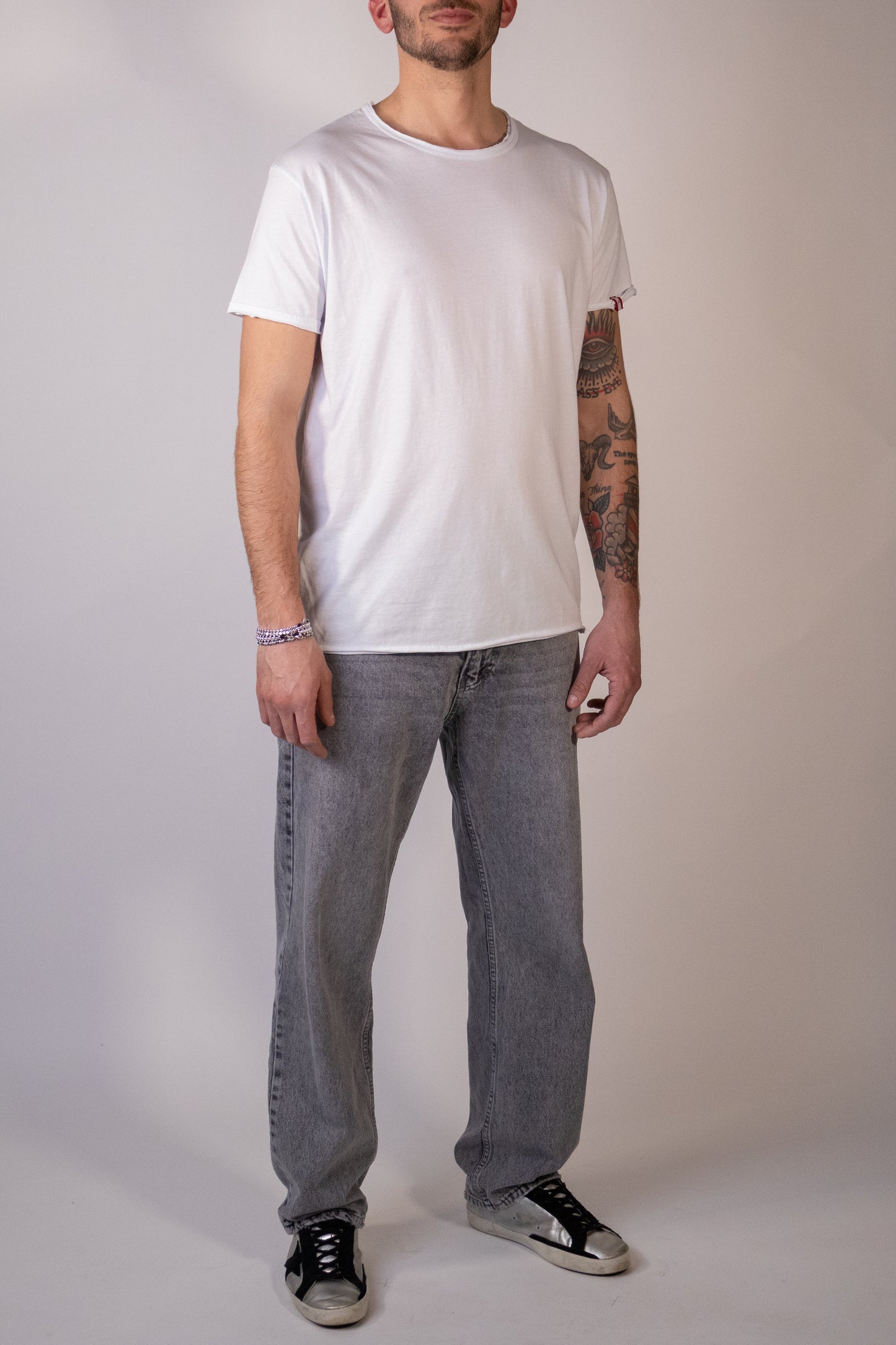 Jeans Relaxed Fit Light Grey