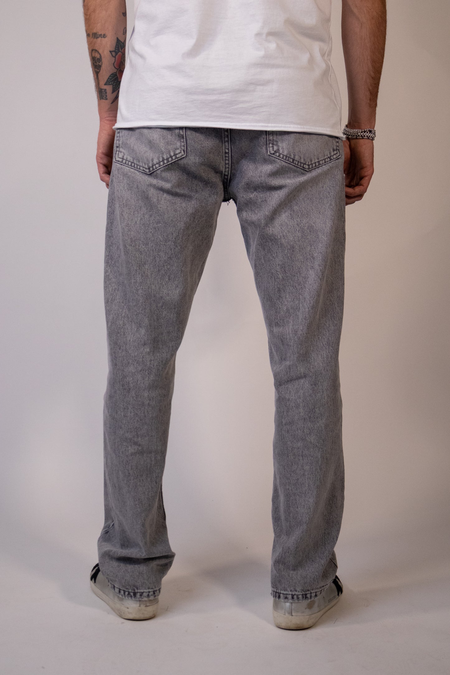 Jeans Relaxed Fit Light Grey
