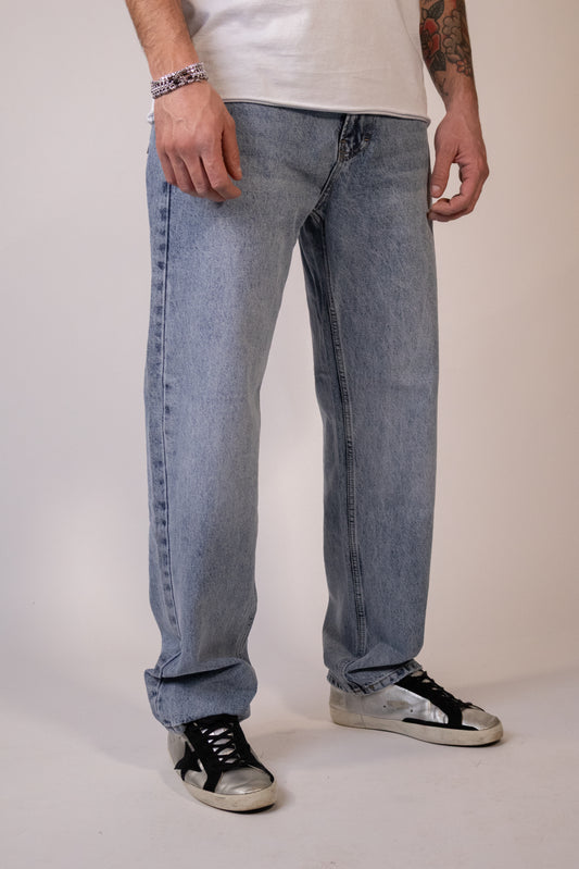 Jeans Relaxed Fit Blu