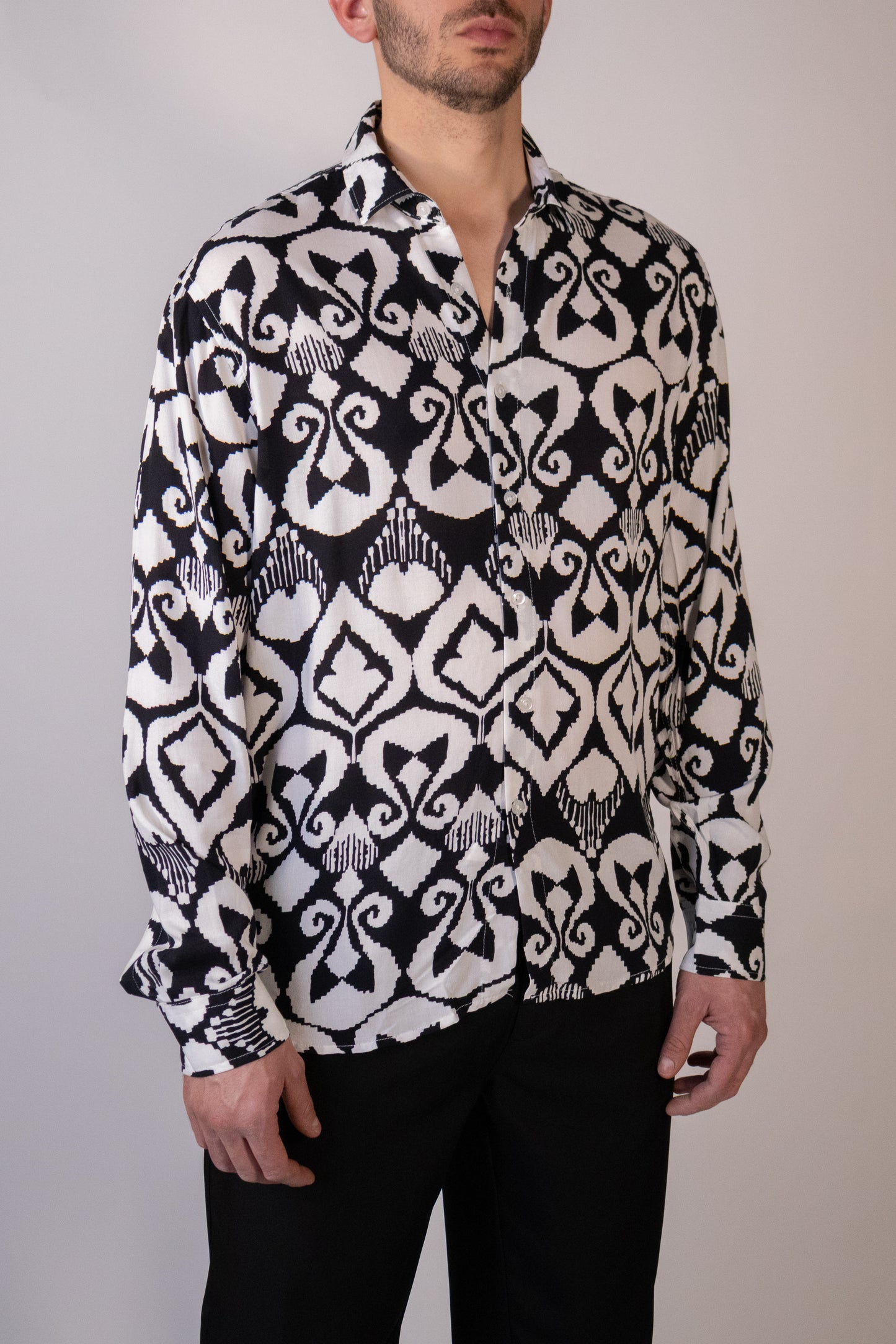 Camicia Viscosa Eastern