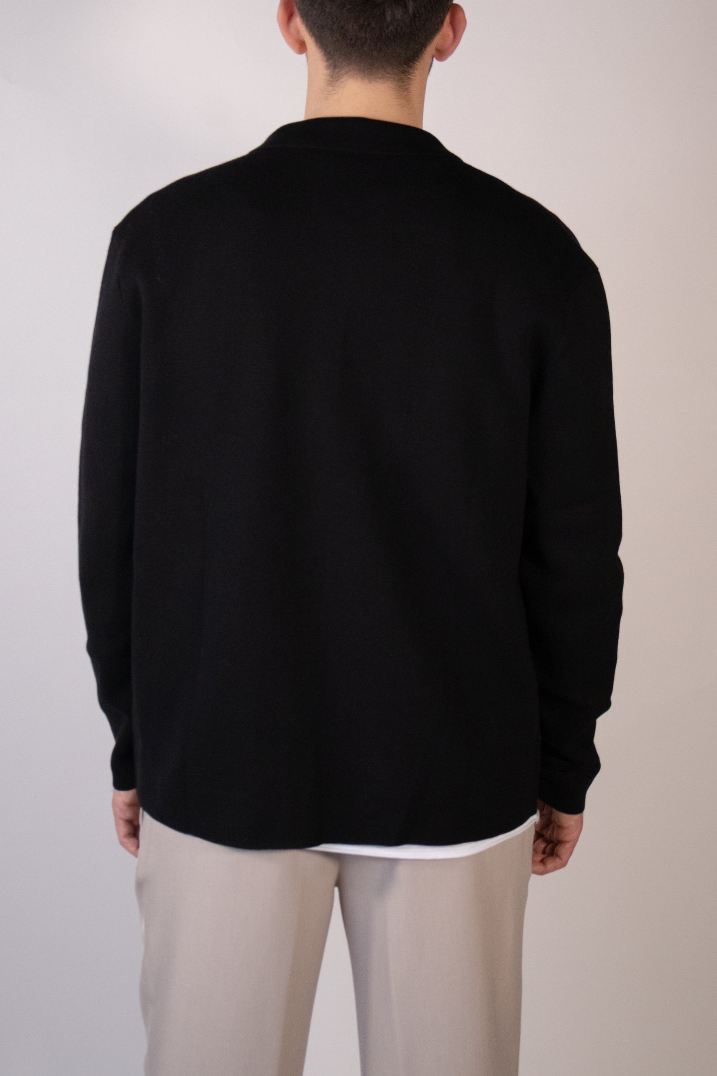 Cardigan a Maglia Nero