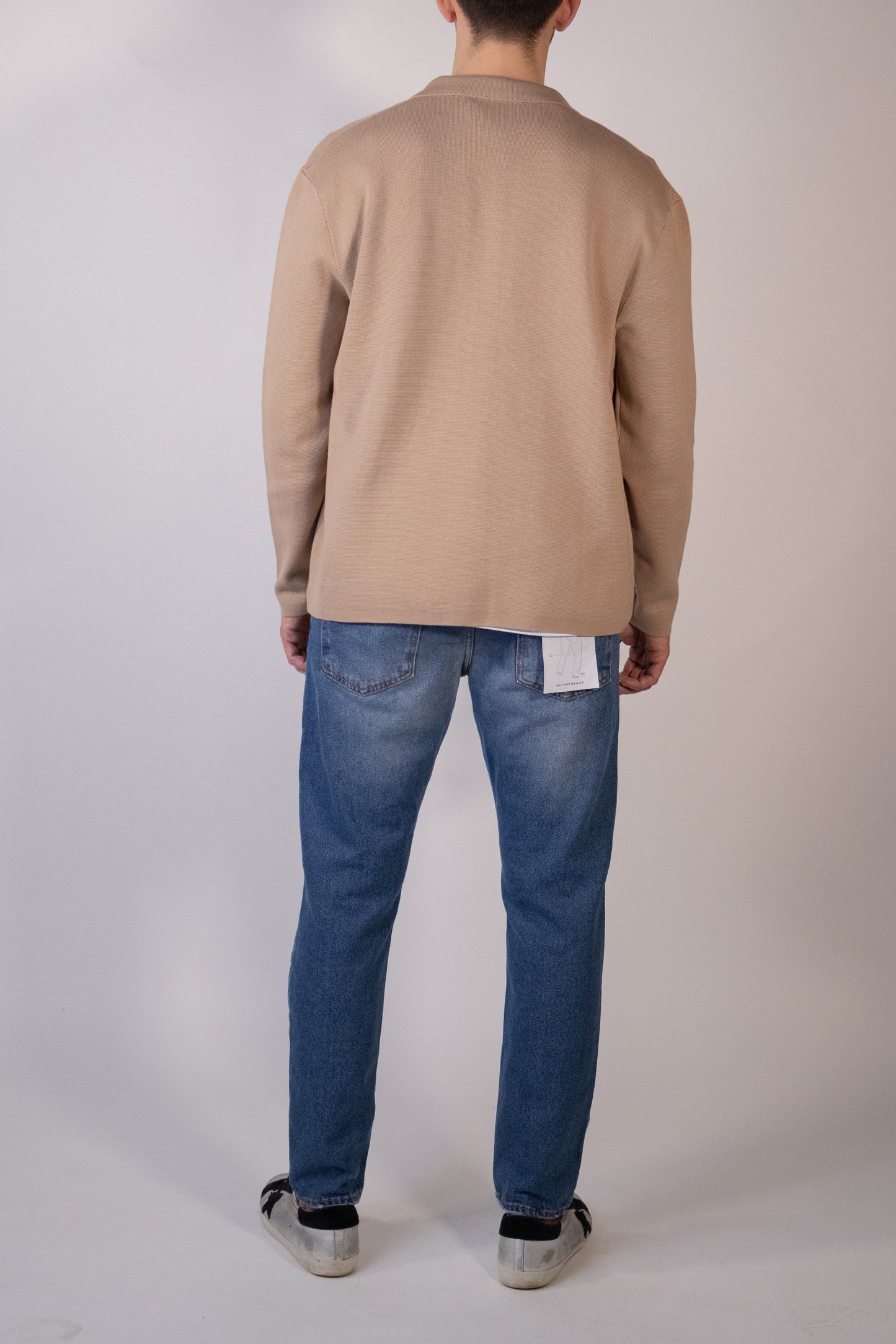 Cardigan a Maglia Deserto