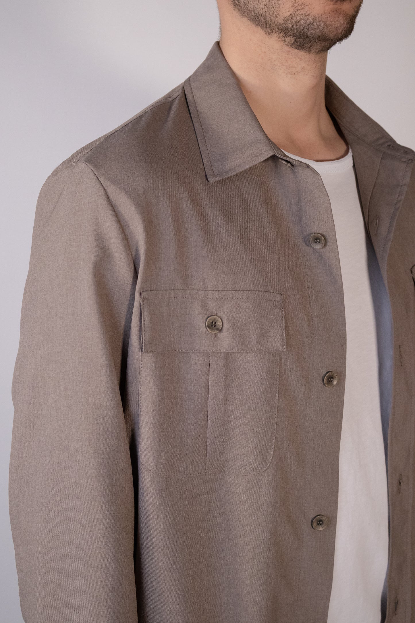 Jacket Shirt Calice Fango