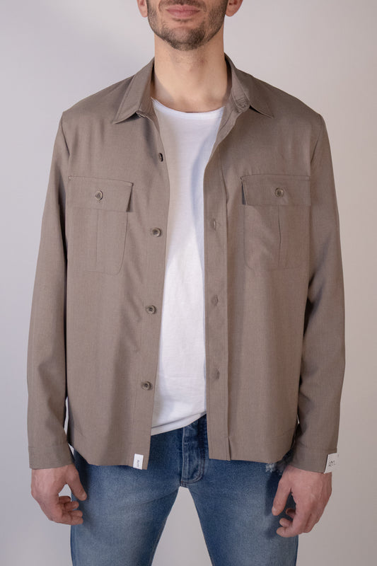 Jacket Shirt Calice Fango