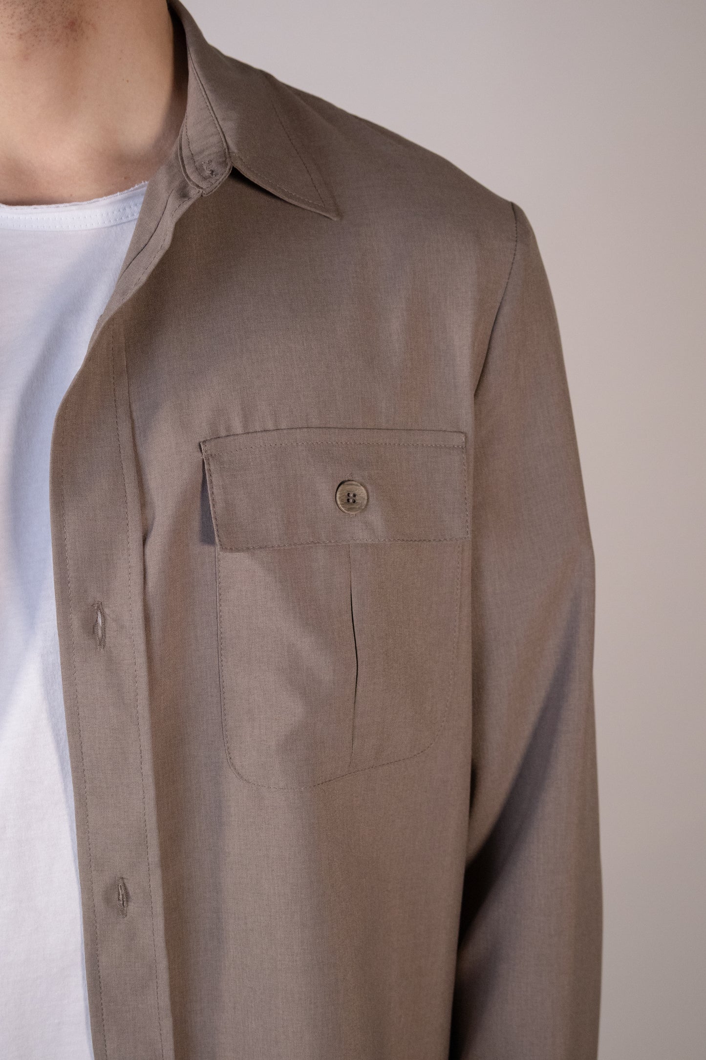 Jacket Shirt Calice Fango