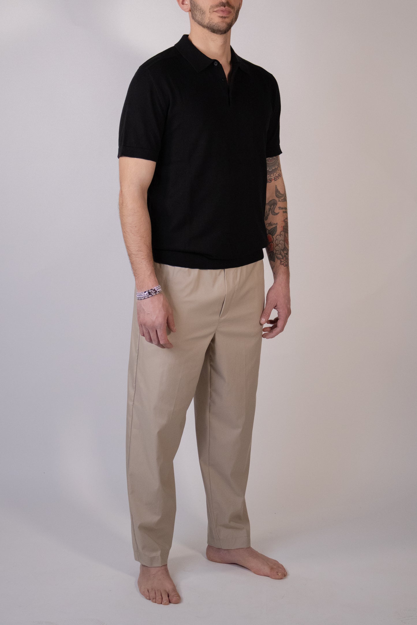 Pantalone Confort Fit Beige