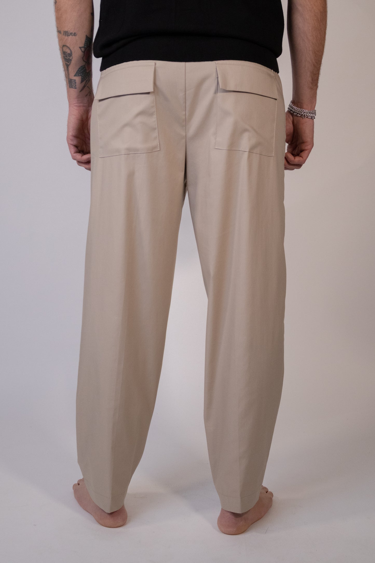 Pantalone Confort Fit Beige